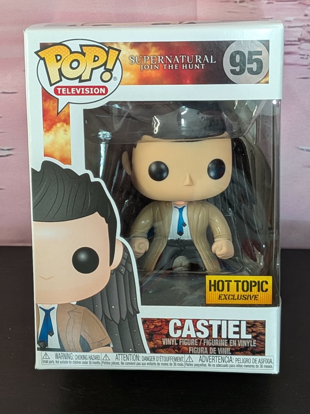 Funko Pop! TV Supernatural Join the Hunt #95 Castiel Hot Topic Exclusive NIB